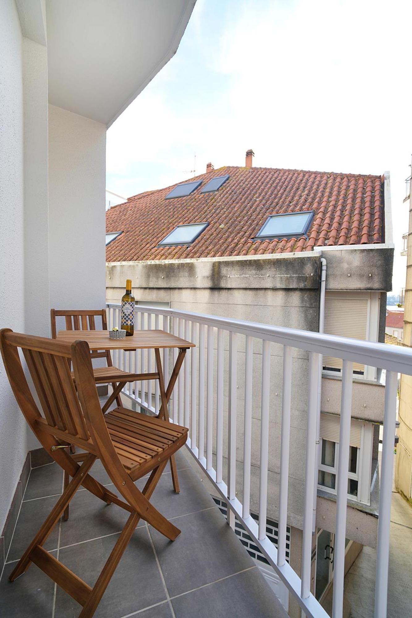 Precioso Apartamento En El Centro De Sanxenxo Buitenkant foto